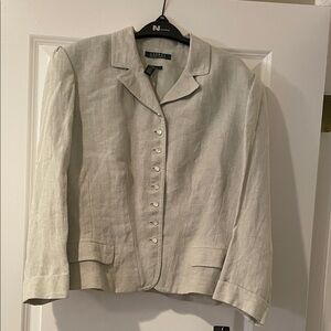 Ralph Lauren Women's Light Gray Blazer